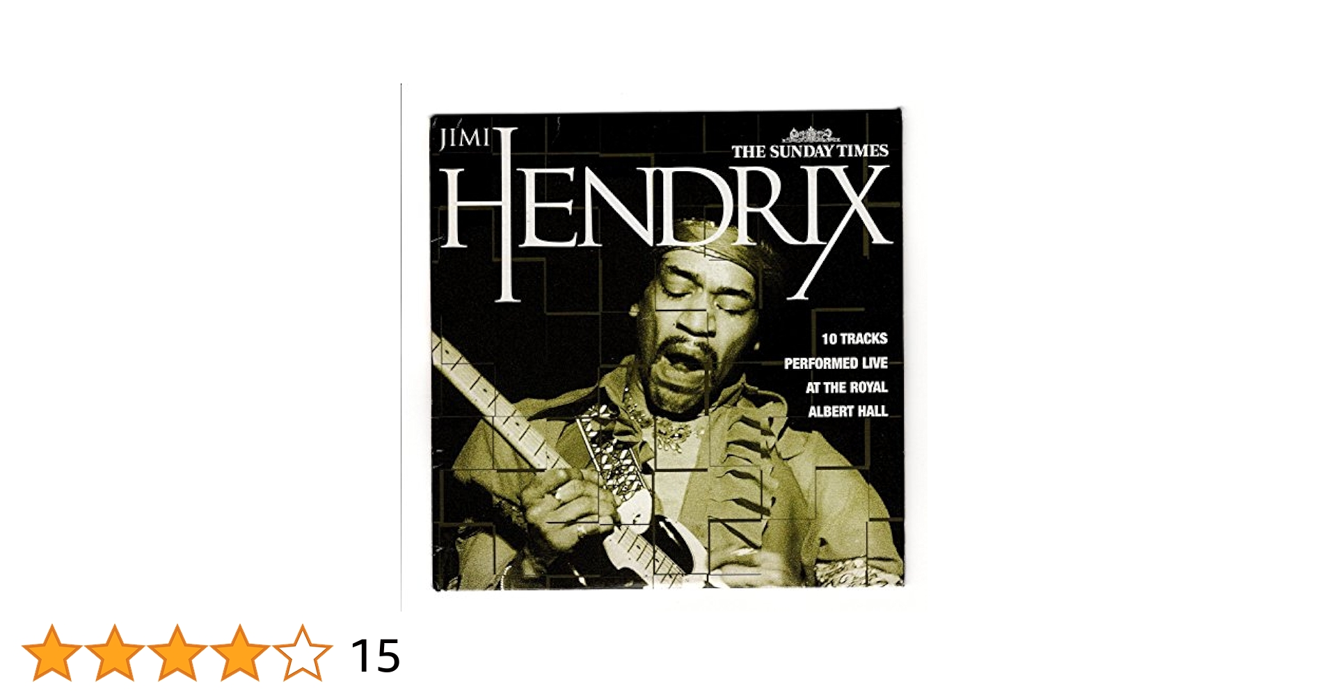 Jimi Hendrix Live At The Albert Hall CD - Rare Promotional